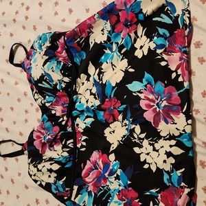 Beautiful floral swim top